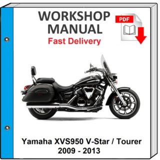Yamaha Xvs950 V-star 950 2009 2010 2011 2012 2013 Service Repair Shop Manual