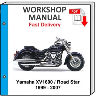 Yamaha Xv1600 Road Star 2005 2006 2007 Service Repair Shop Manual