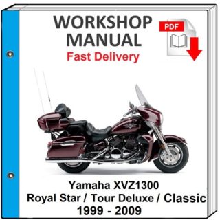 Yamaha Xvz1300 Royal Star 2004 2005 2006 2007 2008 Service Repair Shop Manual