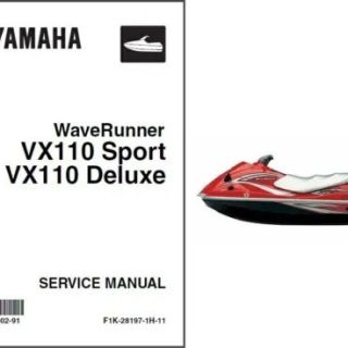 Yamaha WaveRunner VX110 Sport / VX110 Deluxe Service Repair Manual VX 110