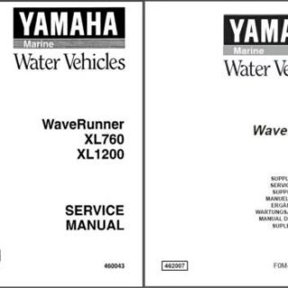 Yamaha WaveRunner XL700 XL760 XL1200 Service Repair Manual -- XL 700 760 1200 Service Repair Workshop Manual