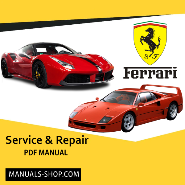 1973 Ferrari 208 & 308 Repair Service Manual