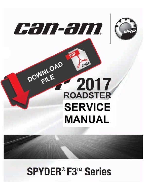 Can-Am 2017 Spyder F3-T Service Manual