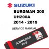 Suzuki 2018 Burgman 200 UH200A Service Manual