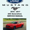 Ford 2016 Mustang Service Manual