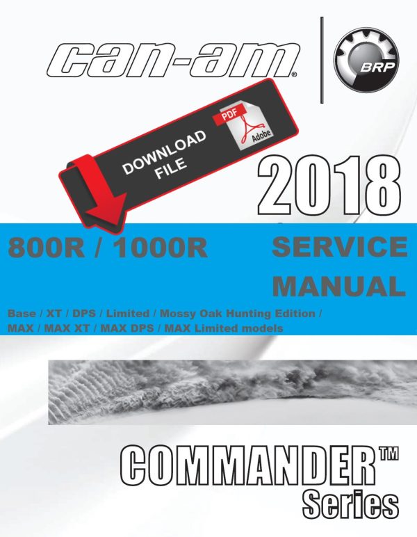 Can-Am 2018 Commander DPS 1000R Service Manual