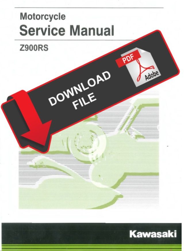 Kawasaki 2018 Z900RS ABS Service Manual