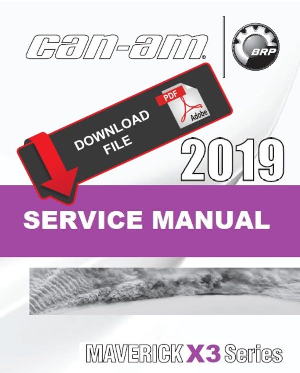 Can-Am 2019 Maverick X3 Turbo Service Manual