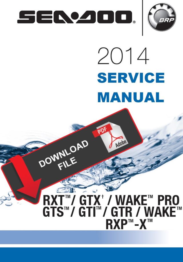 Sea-Doo 2014 Wake 155 Service Manual