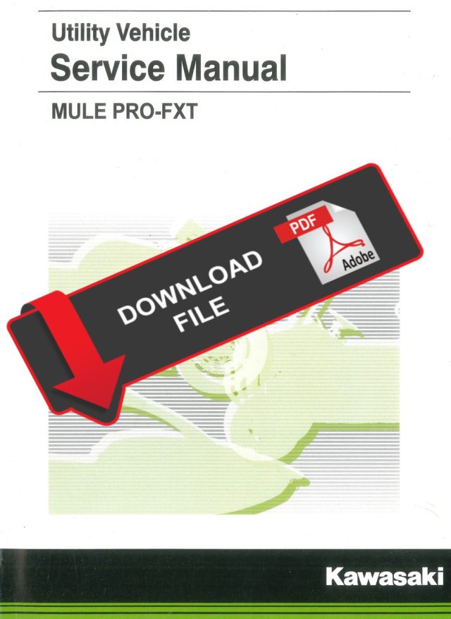 Kawasaki 2016 Mule Pro-FXT Ranch Edition Service Manual