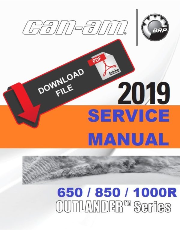 Can-Am 2019 Outlander 1000R North Edition Service Manual