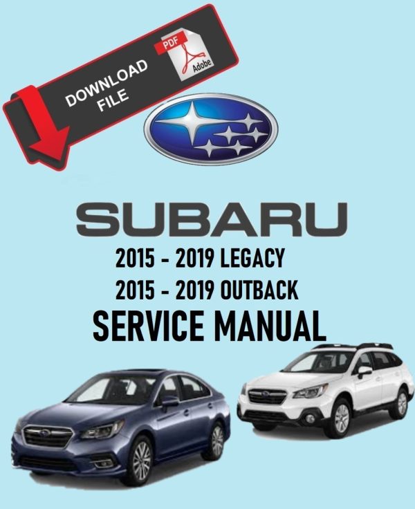 Subaru 2018 Outback 2.5i Limited Service Manual