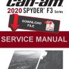Can-Am 2020 Spyder F3 Limited Service Manual