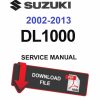 Suzuki 2003 DL1000 Service Manual