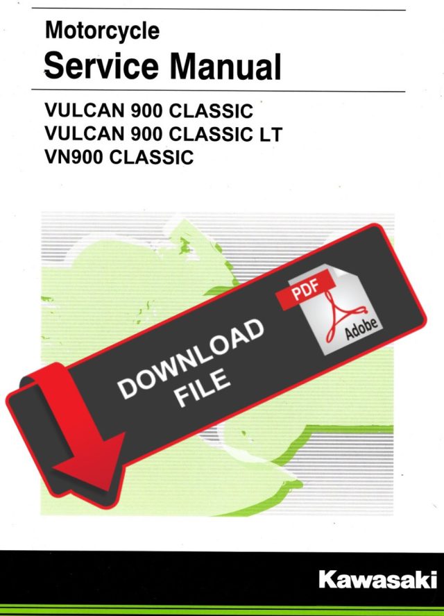 Kawasaki 2015 Vulcan 900 Classic Service Manual