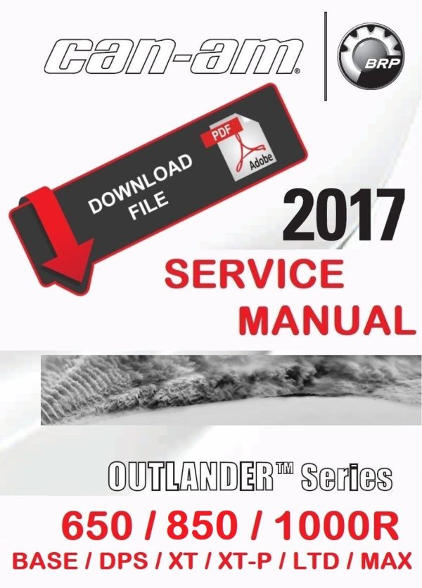 Can-Am 2017 Outlander Max 1000R Service Manual