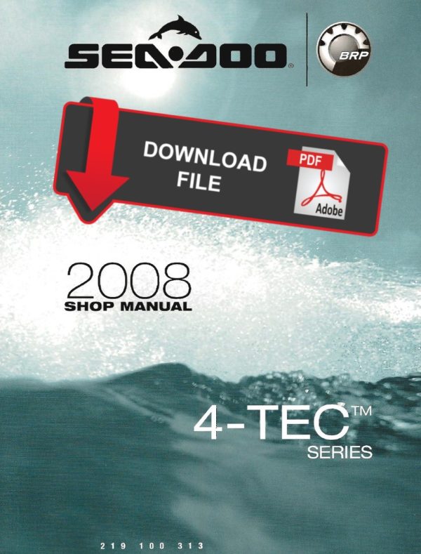 Sea-Doo 2009 GTI SE 130 Jetski Service Manual - Image 5