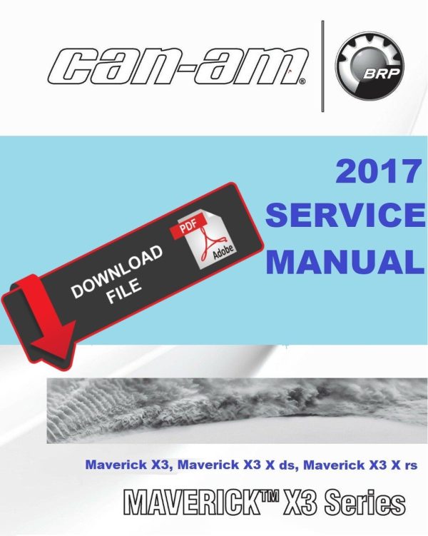 Can-Am 2017 Maverick X3 X DS Turbo Service Manual