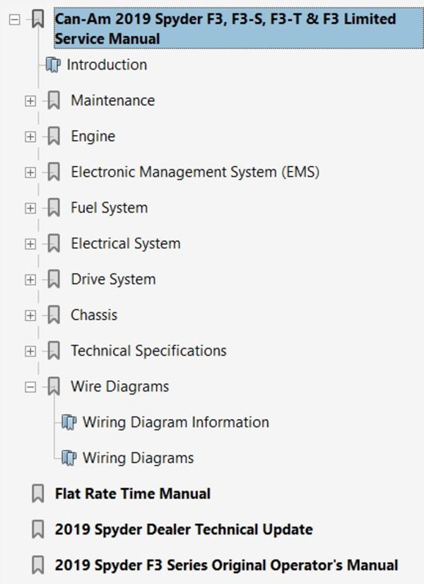 Can-Am 2019 Spyder F3-T Service Manual - Image 4