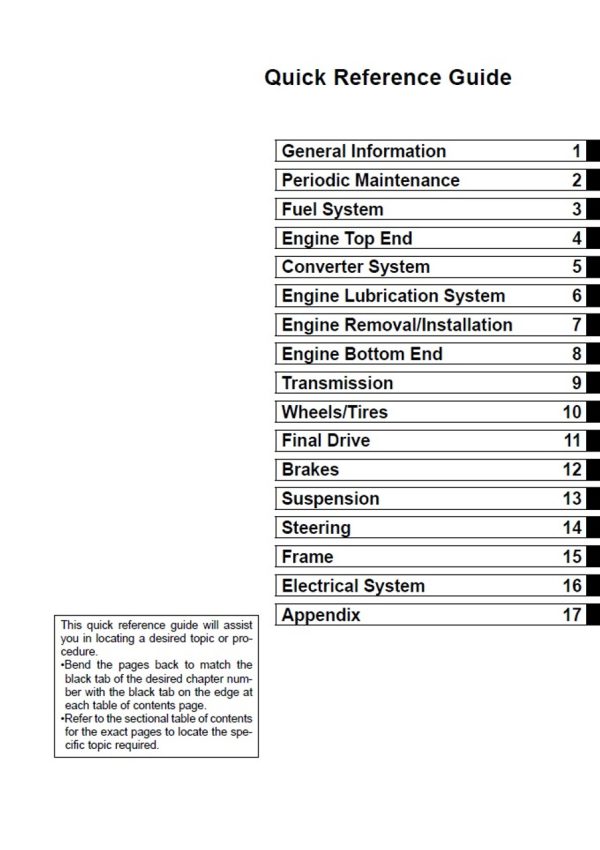 Kawasaki 2009 Mule 610 4x4 Service Manual - Image 4