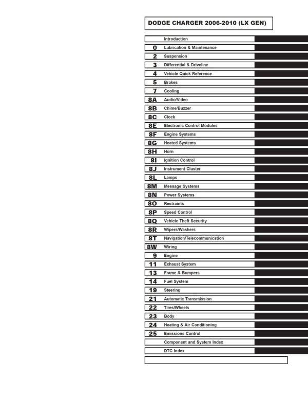 Dodge 2010 Charger Service Manual - Image 4