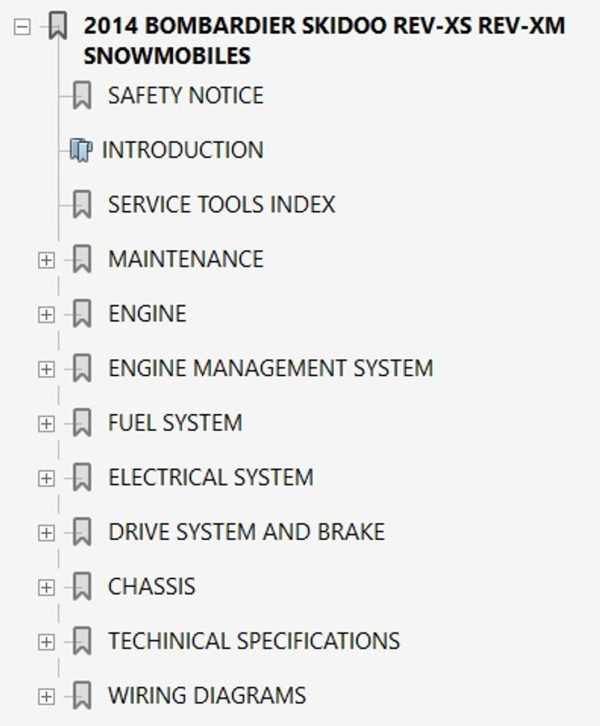 Ski-Doo 2014 MXZ X 600 HO E-TEC Service Manual - Image 4