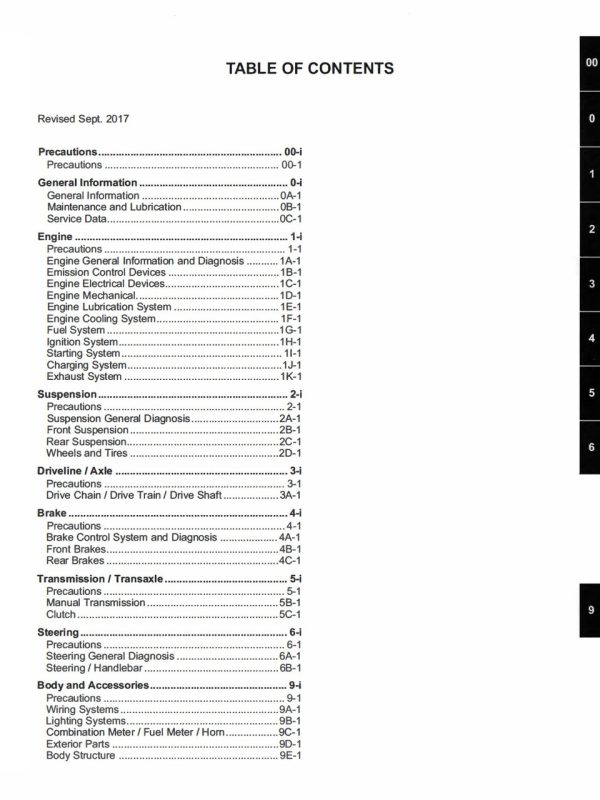 Suzuki 2016 GSX-R 750 Service Manual - Image 4