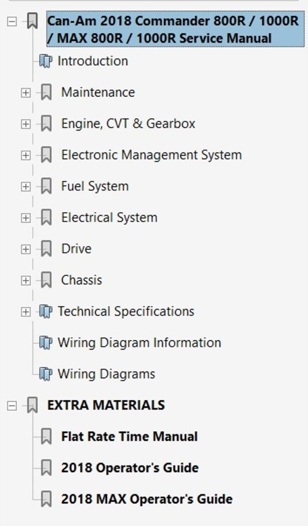 Can-Am 2018 Commander DPS 800R Service Manual - Image 4