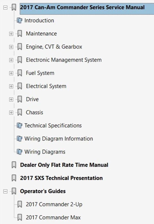 Can-Am 2017 Commander 800R Service Manual - Image 4