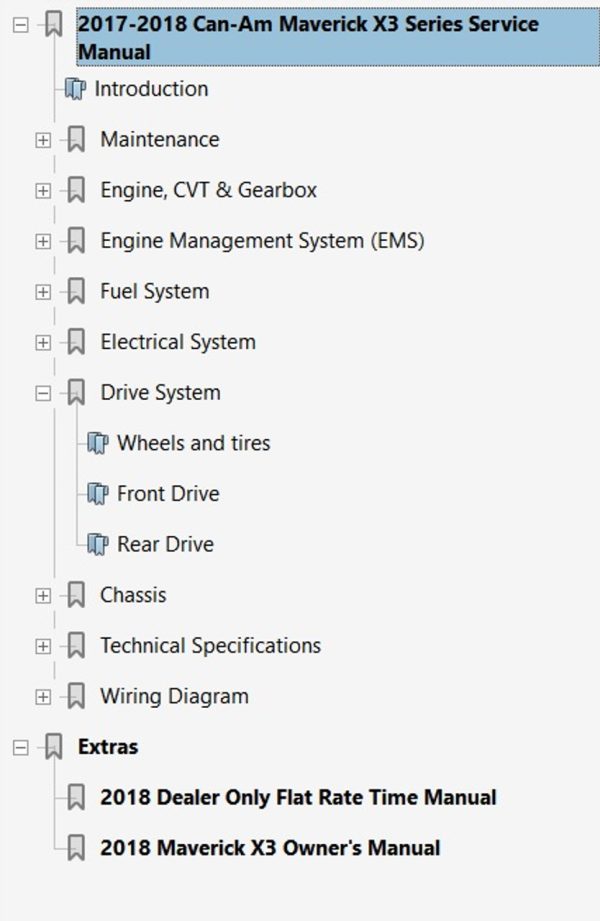 Can-Am 2017 Maverick X3 X DS Turbo Service Manual - Image 4