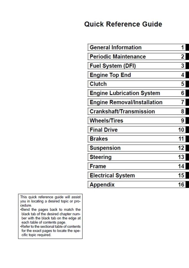 Kawasaki 2016 Z125 Pro Service Manual - Image 4