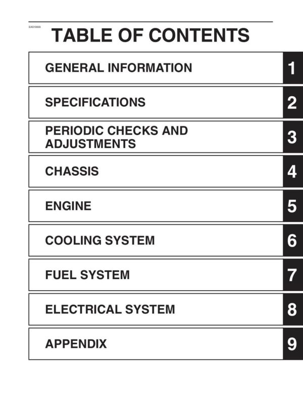 Yamaha 2020 Tracer 900 GT Service Manual - Image 4