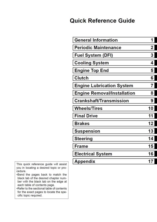 Kawasaki 2009 ER-6N Service Manual - Image 4