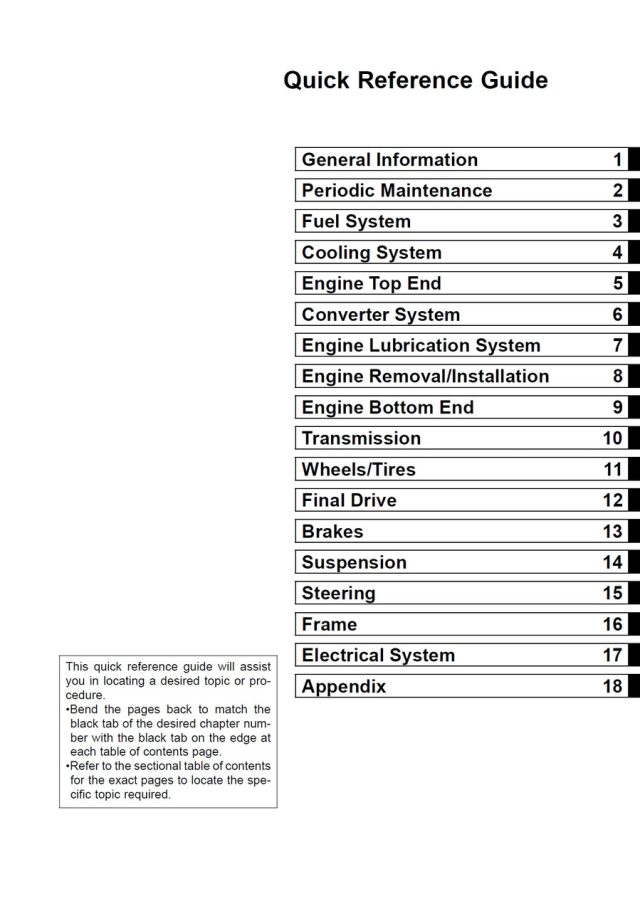 Kawasaki 2017 Mule Pro-DX Service Manual - Image 4