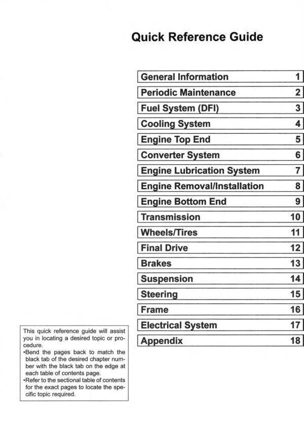 Kawasaki 2015 Mule Pro-FXT EPS Service Manual - Image 4