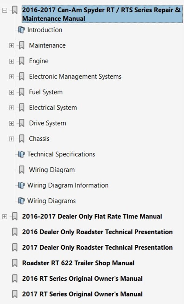 Can-Am 2017 Spyder RT Limited Service Manual - Image 4