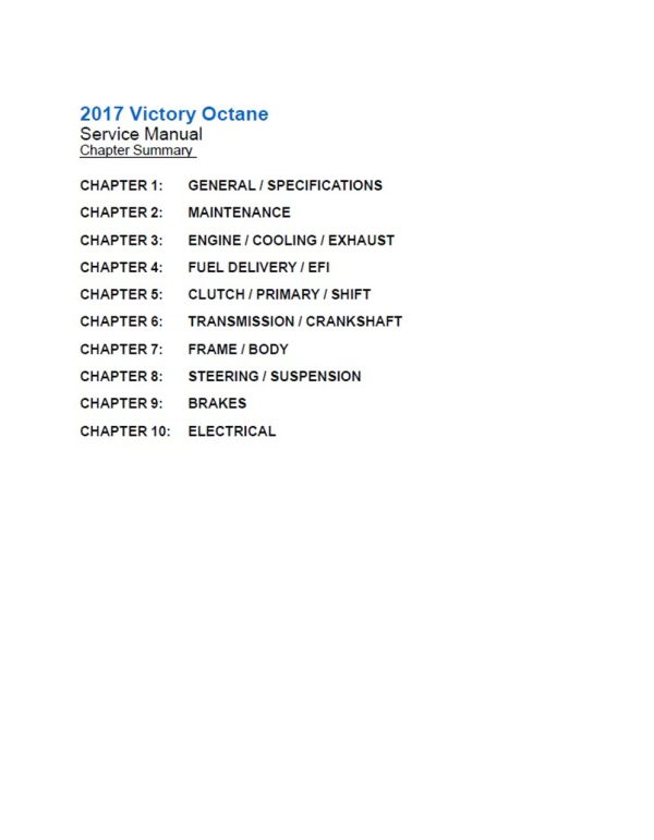 Victory 2017 Octane ABS Service Manual - Image 4