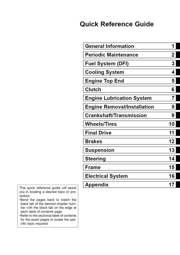 Kawasaki 2008 Ninja ZX-6R Service Manual - Image 4