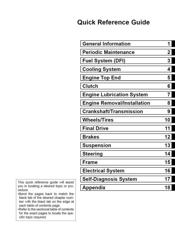 Kawasaki 2013 Concours 14 Service Manual - Image 4