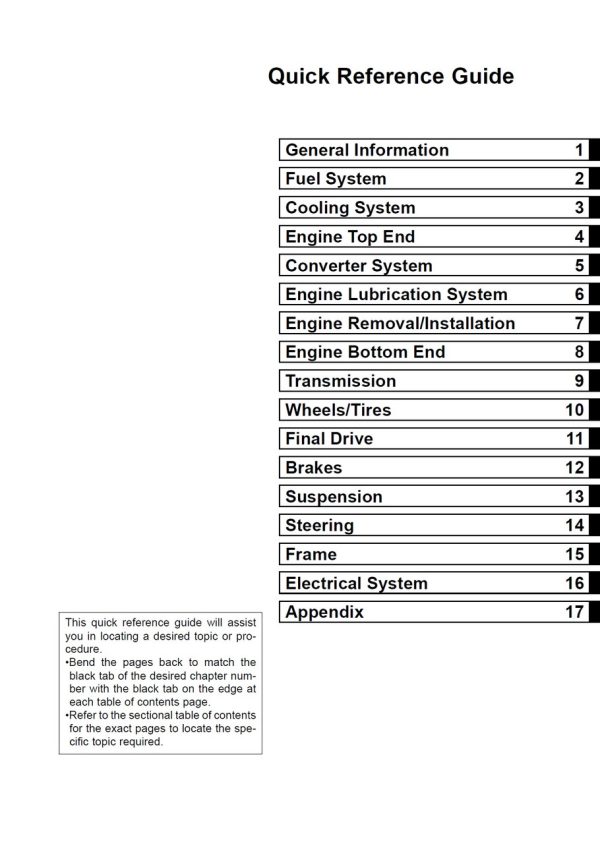 Kawasaki 2006 Mule 3000 Service Manual - Image 4