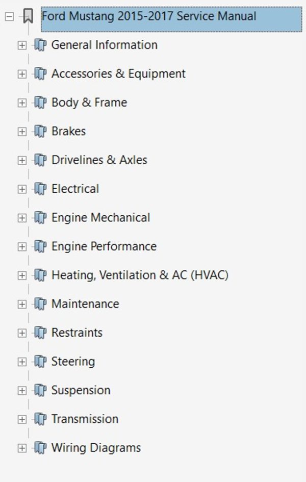 Ford 2016 Mustang Service Manual - Image 4