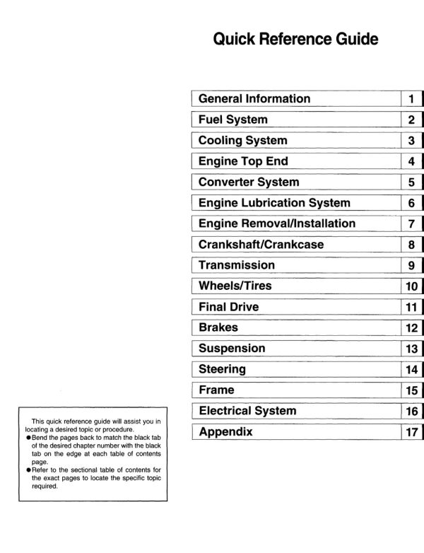 Kawasaki 2003 Mule 2510 Diesel Service Manual - Image 4