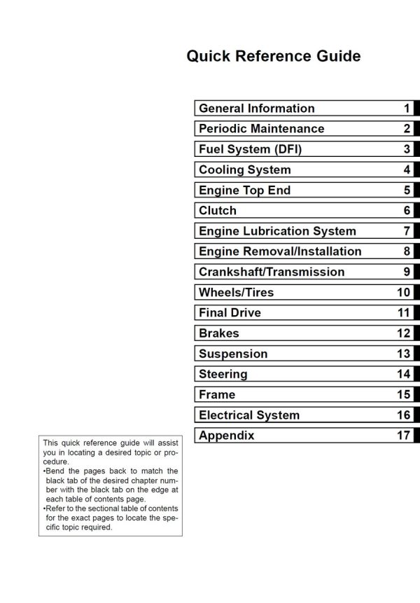 Kawasaki 2007 ZZR 1400 ABS Service Manual - Image 4