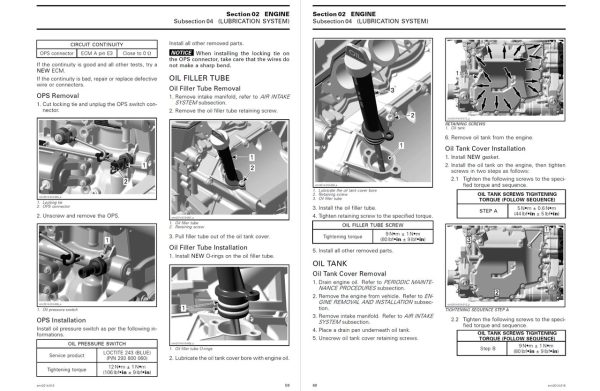 Sea-Doo 2019 Spark Trixx 3-UP Service Manual - Image 2