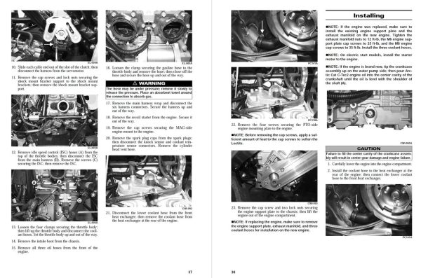 Arctic Cat 2015 XF 8000 Ltd Service Manual - Image 2