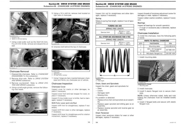 Ski-Doo 2017 REV-XS 600 HO E-TEC Service Manual - Image 4