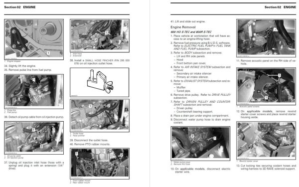 Ski-Doo 2015 REV-XP 600 Carb Snowmobile Service Manual - Image 3