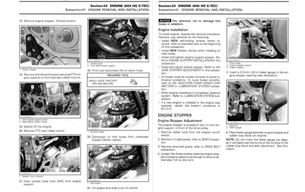 Ski-Doo 2012 Skandic WT 600 ACE Service Manual - Image 2