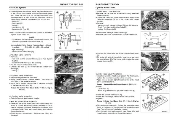 Kawasaki 2003 ZZR1200 Service Manual - Image 2