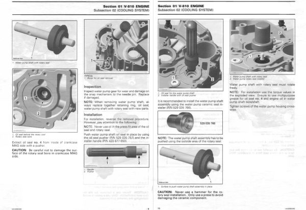 Bombardier 2006 Rotax V-810 Engine Shop Manual - Image 2